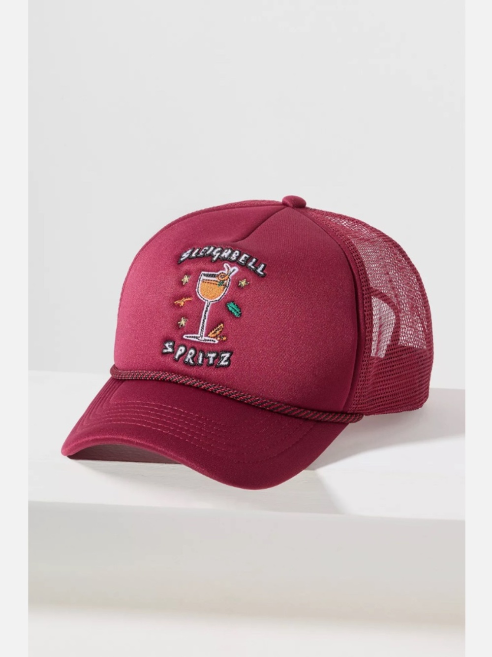 NWT NEPHTHYS FOSTER X ANTHROPOLOGIE FESTIVE BASEBALL CAP